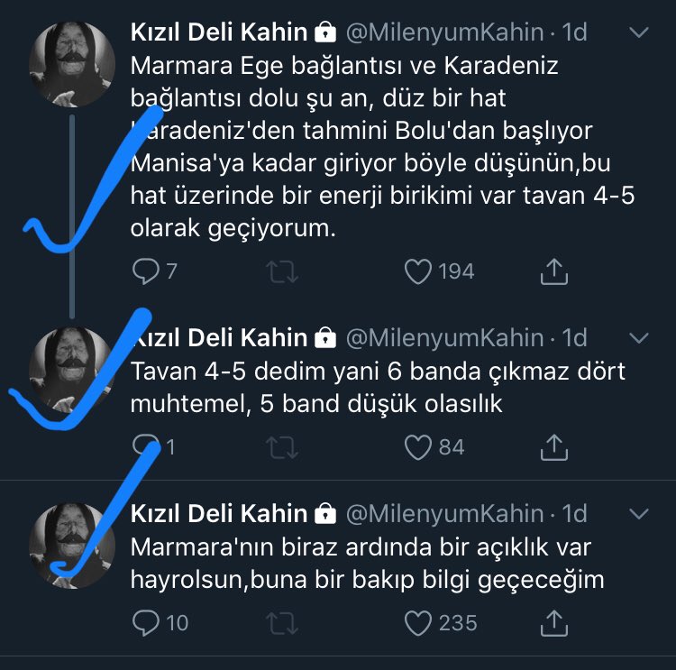 #kizilkahingenebildi 🔥👍 <a href="/MilenyumKahin/">Kızıl Deli Kahin</a> Mösyö. Yine nokta atışı yaptın...