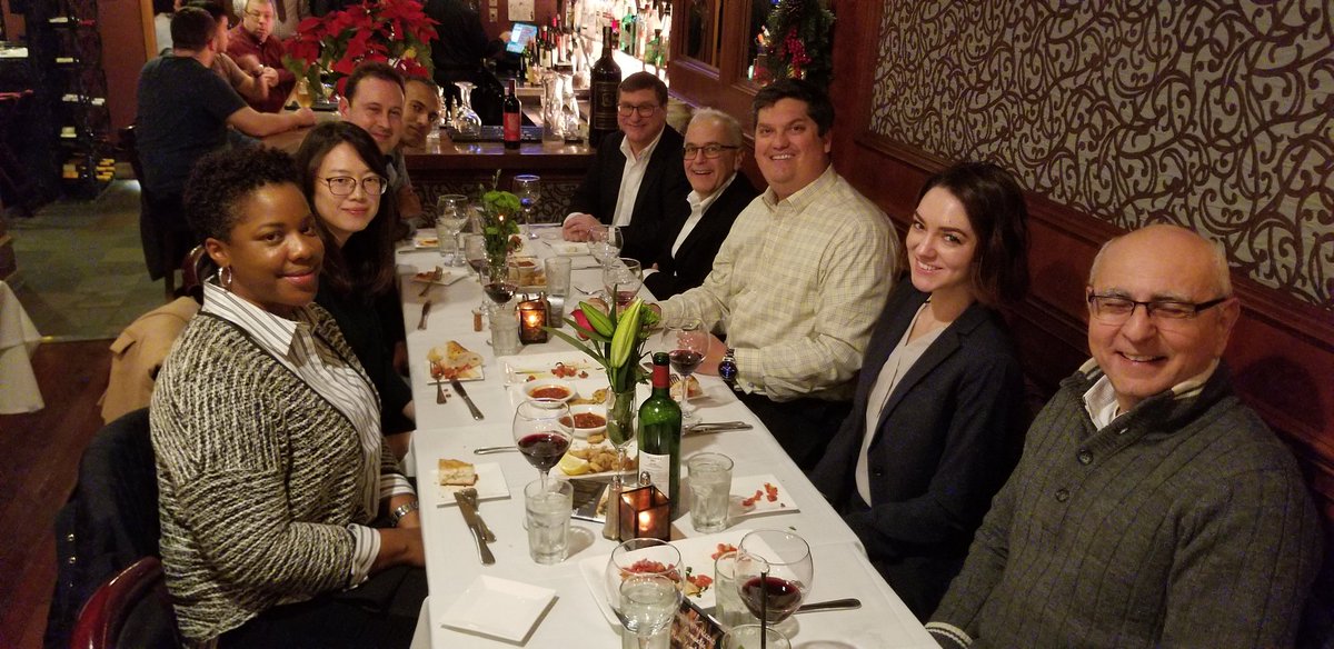 profinnovation's tweet photo. Closing dinner of our 2019 Research Initiation Workshop trip to Washington D.C..   So proud of our incredibly innovative faculty participants this year.  @lyleengineering https://t.co/7HQqYtgKtB