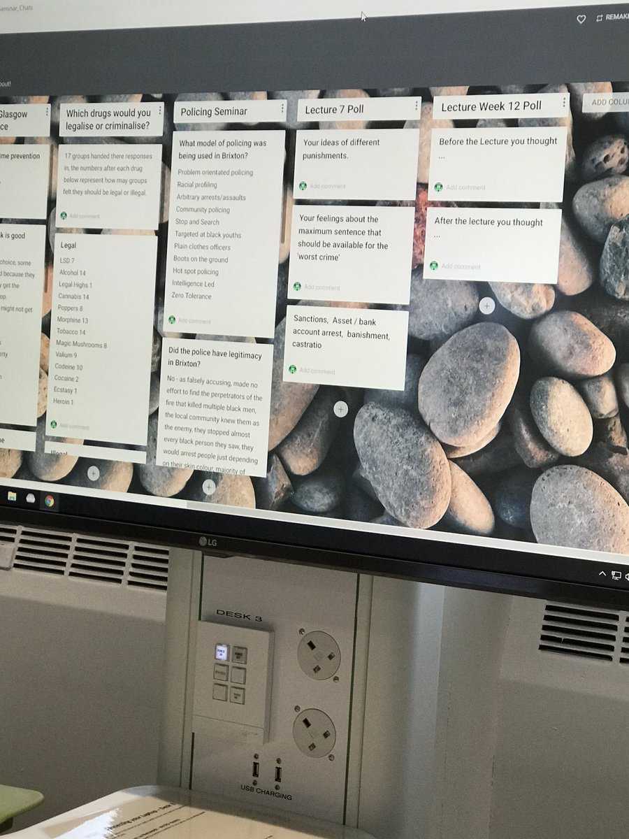ecmcglone's tweet image. Dr Proctor in action at our brown bag breakfast session on padlet! #GSBSBBS