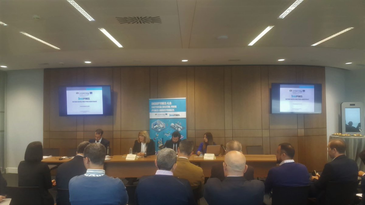EAS_Corporate's tweet photo. Hoy acudimos a las jornadas Indupymes 4.0: Factoría digital para Pymes industriales. #industria40 #pymes #indupymes https://t.co/ptUXIE1bGd