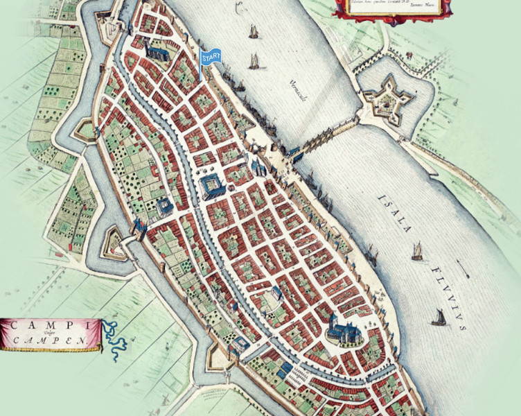 #tip Download de Kampen Stadsgids app. Zet je gps-locatie aan. Kies een route uit. Ga naar de start bij de <a href="/Stadskazerne/">Stadskazerne</a>, en ontdek al lopend door de binnenstad het nautische Hanzeverleden of de Ambachten van Kampen.  #visitkampen #ontdekjeplekje