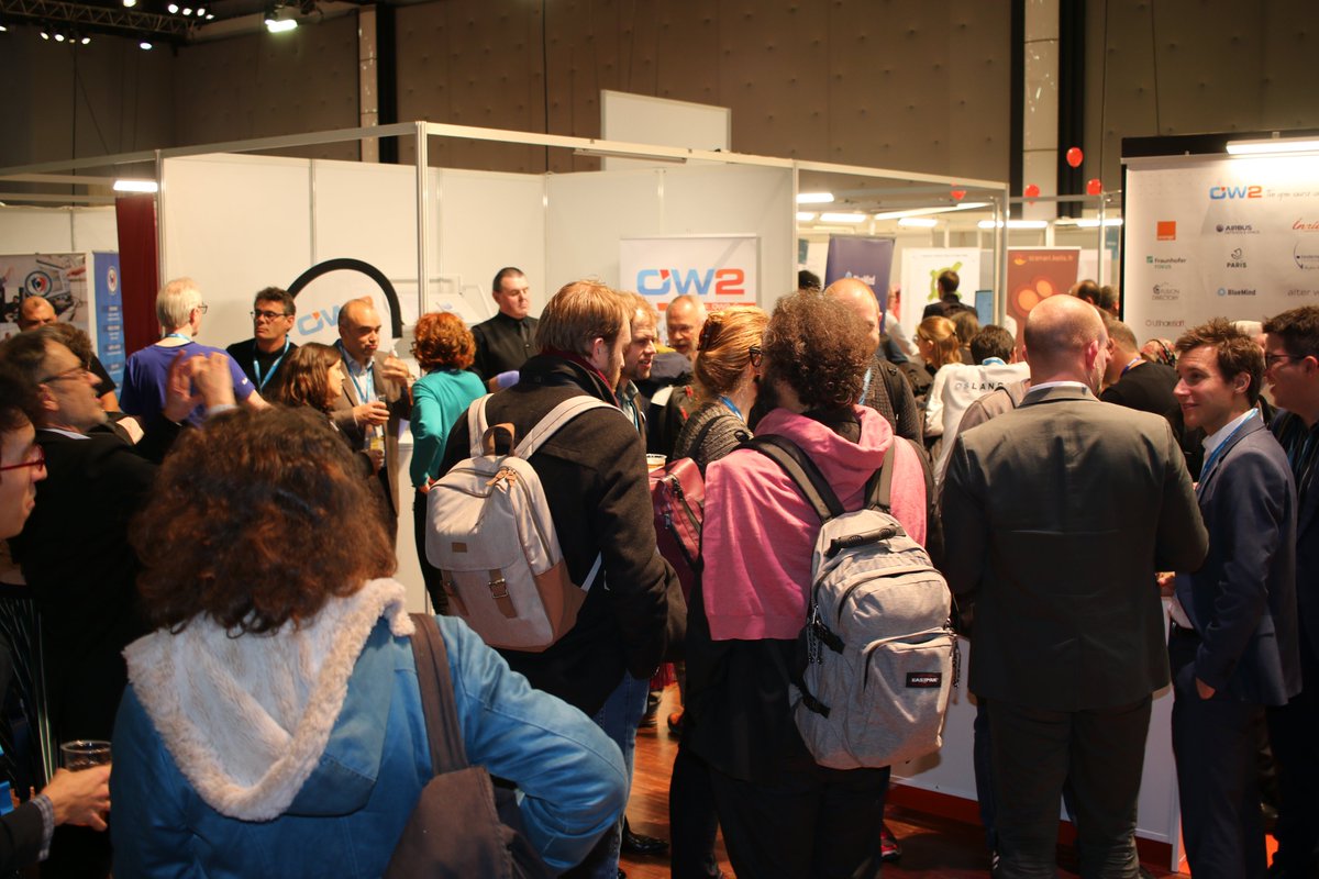 Olivier Bouzereau (@obouzereau) on Twitter photo Who said nobody attends #OSSPARIS19 ? That's clearly not the case around the <a href="/ow2/">OW2 → https://fosstodon.org/@ow2</a> booth. Now, it's too late to join the beer party, but the #opensource OW2 Village is still open today! Who said nobody attends #OSSPARIS19 ? That's clearly not the case around the <a href="/ow2/">OW2 → https://fosstodon.org/@ow2</a> booth. Now, it's too late to join the beer party, but the #opensource OW2 Village is still open today!