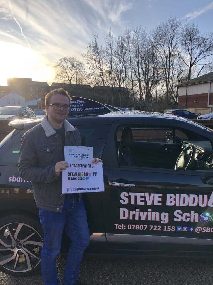 SBDriveSchool's tweet photo. Mega congratulations to Matt with a FIRST TIME PASS on his driving test this morning at Lichfield Test Centre. Well done Matt, hugely deserved. https://t.co/7dkUqyVv7q
