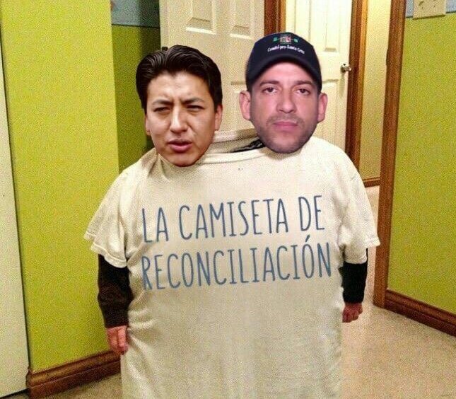 TataQuispe's tweet photo. #TataQuispe:
La #CONADE pide a @Marco_Pumari_A y @LuisFerCamachoV "dar un paso al costado".
Yo creo deberían de reconciliarse 🤭
¿O qué dicen hermanos? 
https://t.co/AjXYJoOI50 https://t.co/MWaVAqhRCl