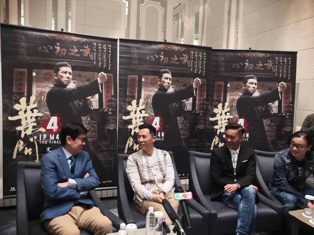 mbocinemas's tweet photo. IP: MAN 4: THE FINALE Media Conference has ended successfully! Be prepared MBO ALLSTARs, they will be coming to MBO the Starling tomorrow! 

#葉問4 #IPMan4 #mbocinemas #LotusFiveStar #RAMEntertainment #DonnieYen #甄子丹 #DannyChan #陳國坤 #RaymondWong #黃百鳴 #EdmondWong #黃子桓 https://t.co/bzwXweV1tM