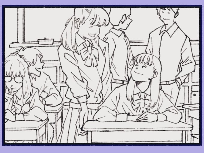定規めんどくさいのでオールフリーハンドで背景描いた。歪みまくった。 