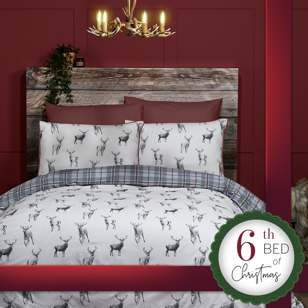 12 Beds of Christmas. 6th Bed - Heritage Sketched Stag Duvet Set 

From £30

Shop now bit.ly/2YCfeiF

#12giftsofchristmas #festive