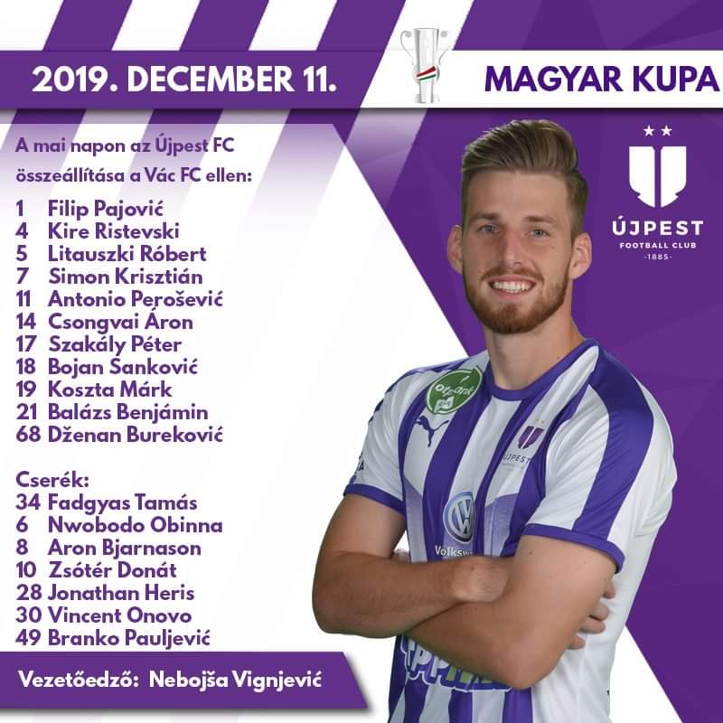 Újpest FC (@ujpestfc1885) / X