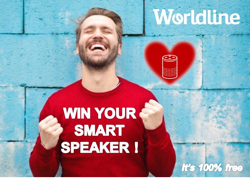 WorldlineGlobal's tweet photo. You have until this Friday 13th December to come and meet #Worldline’s #experts at the @chatbotsummit in #Berlin and try to win a #SmartSpeaker. Best of luck! https://t.co/33ENEDWJam https://t.co/KHqXD7U97c