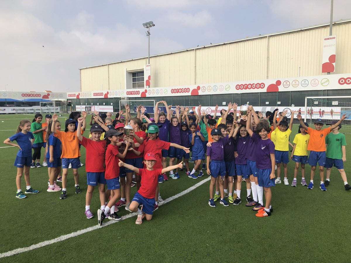 DCPEPrimary's tweet photo. Inter-house Football in Al Waab!

Congratulations to Year 3,4,5 and 6 for taking part and demonstrating fantastic team work!

Special mention to our house winners 🏆 

Girls Year 3 / 4- Griffin
Boys Year 3/ 4- Roc 

Girls Year 5 / 6- Unicorn  
Boys Year 5/ 6- Phoenix https://t.co/aFRjZLlV0S