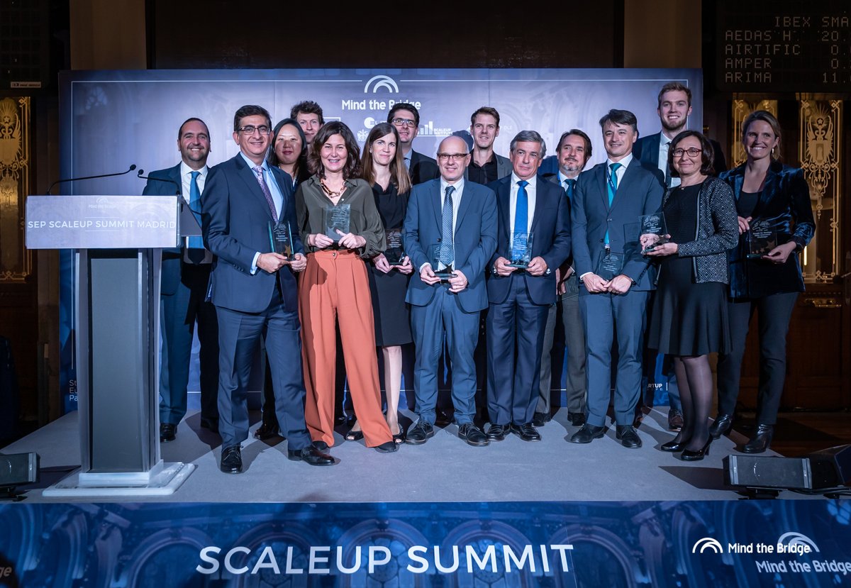 Imnovation's tweet photo. 🏅We’re awarded as “Open Innovation Challengers” and “Novel Approach mixing Acceleration and Procurement” in the Corporate Startup Stars Awards 2019 #SEPCSS @ArantzaEzpeleta, our Chief Technology and Innovation Officer picked up the prizes 🏆 #openinnovation #scaleups #Madrid https://t.co/GDXk3ghLJc