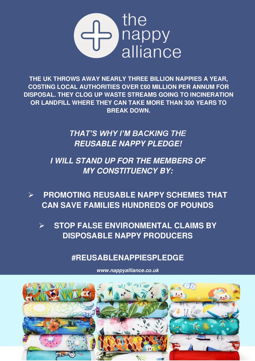 CarolineRussell's tweet photo. @MarieCuriePA @mndcampaigns @savechildrenuk @JCWI_UK @ActionAidUK @wateraid @ParkinsonsUK @LeonardCheshire @FieldsInTrust @frackfreeunited Very happy to sign the @NappyAlliance #ReusableNappyPledge to support the fight against single-use plastics #GE2019 especially as the @LondonAssembly env committee which I chair produced this https://t.co/YD0XUf5I42 https://t.co/w2eRyQZ3fK