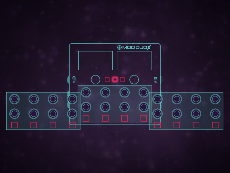 modaudiotw's tweet photo. The #MODDuoX allows you to quickly switch between different pages, with completely different assignments to each of your knobs and push buttons. Set up your different Pages tailored to your needs and they will be saved inside the Duo X ready for use anytime, anywhere! https://t.co/MCFPIBrR2u