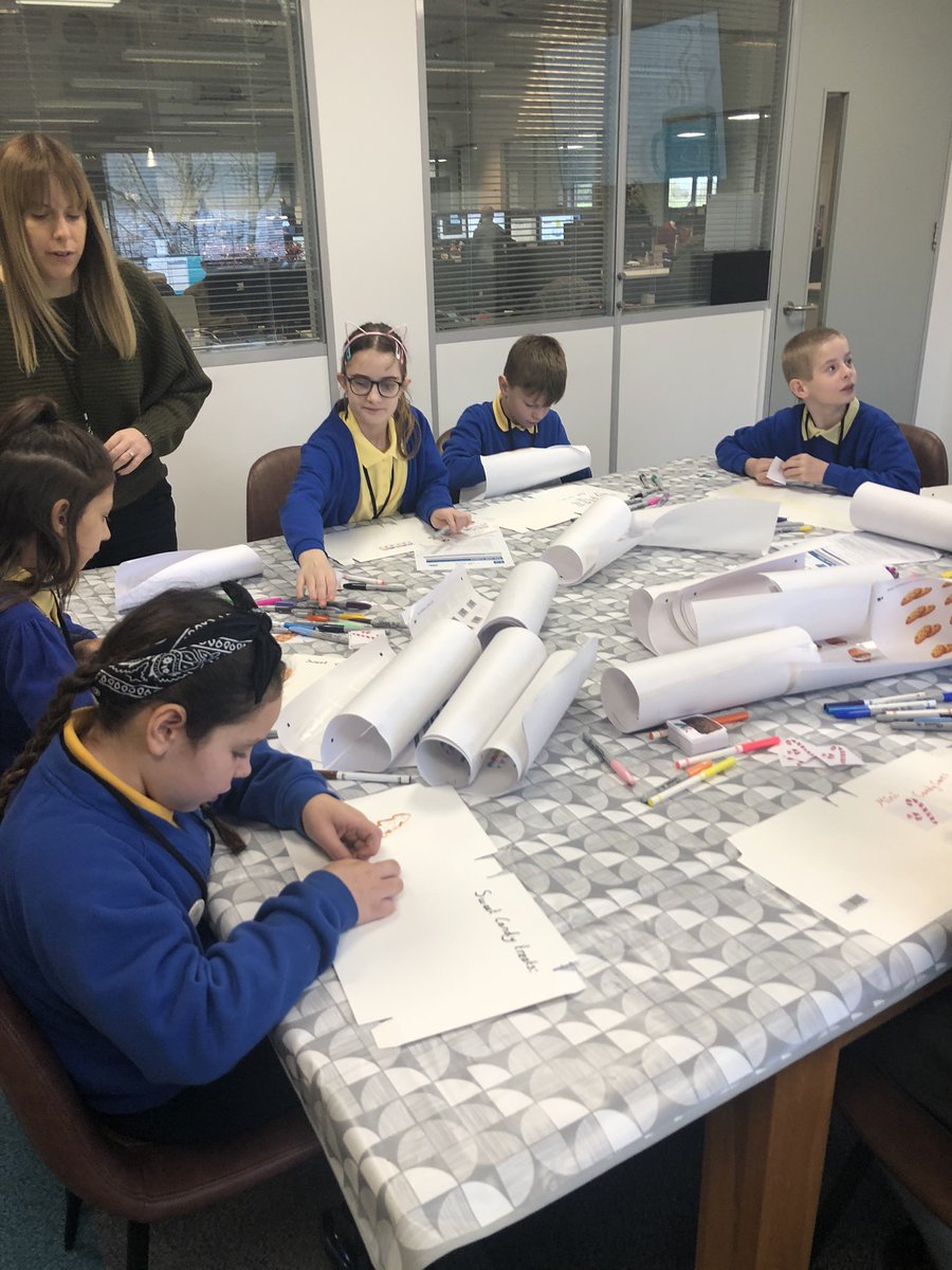 childrensuni's tweet photo. We are busy designing packaging for our sweet treats! Having a fabulous time. @StAnthonysCPS #Tridentexperience
@TridentGiving https://t.co/d3l1W56d0P