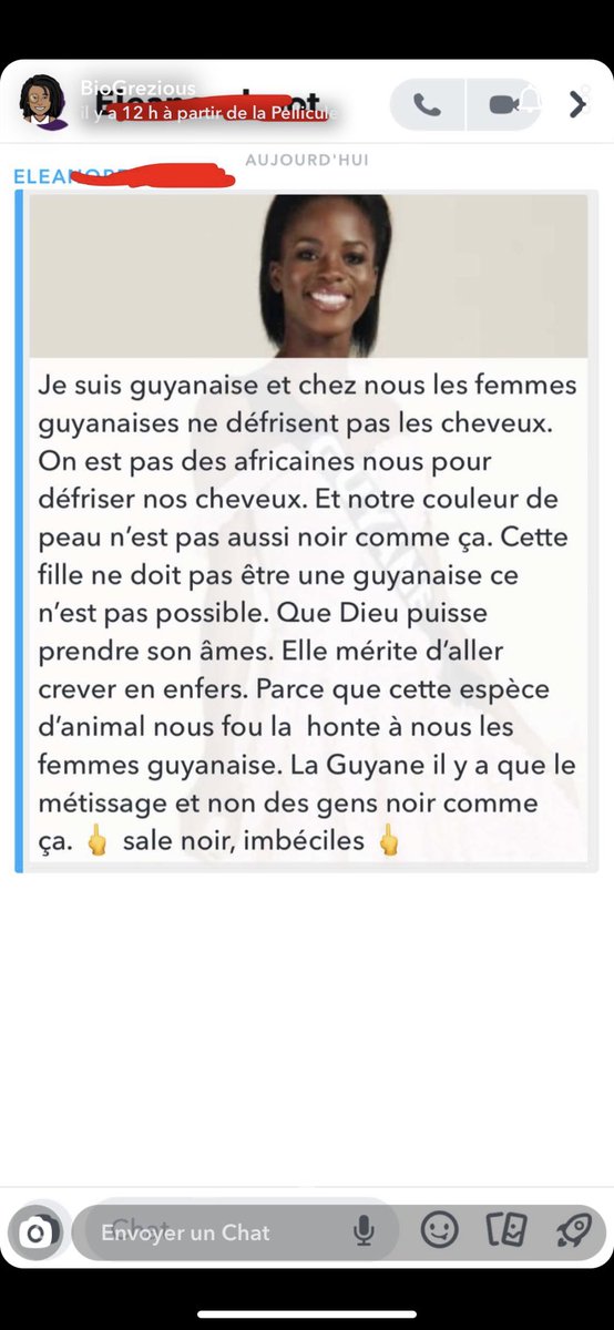 __Khadidja's tweet photo. Je suis choquer, un mec sur snap a demander l’avis de ses abonnés par rapport à miss Guyane et regarder wsh https://t.co/Tmm2E45dF5