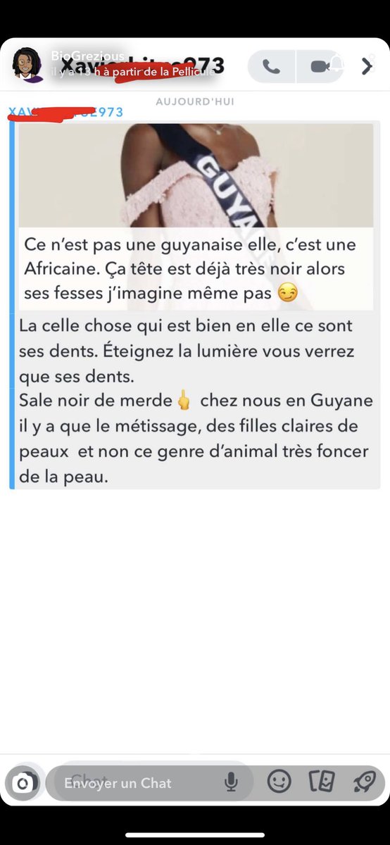__Khadidja's tweet photo. Je suis choquer, un mec sur snap a demander l’avis de ses abonnés par rapport à miss Guyane et regarder wsh https://t.co/Tmm2E45dF5