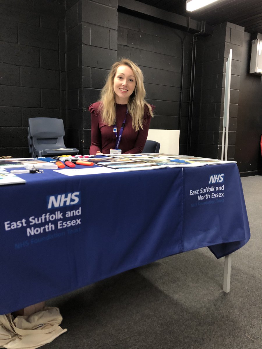 NHSColch_Learn's tweet photo. We’re at Clacton County High School today promoting NHS Careers &amp; ESNEFT #apprenticeships #healthcare #NHS https://t.co/hoirYC8bFL