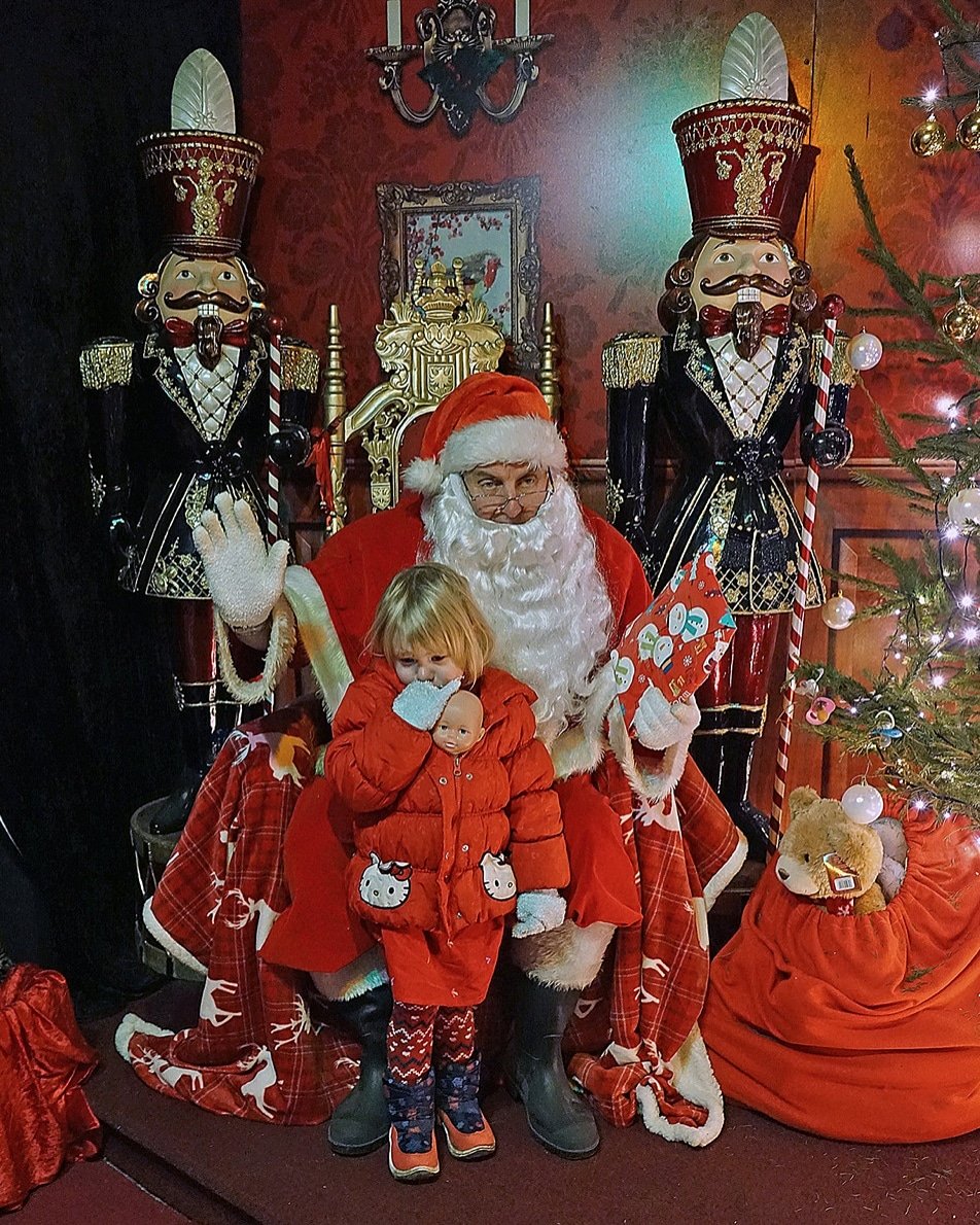 "that is not the real santa, that is just a shop santa"