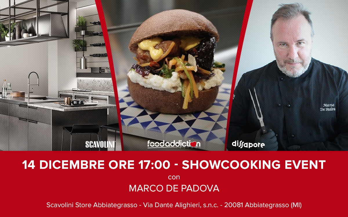 Nuovo showcooking allo #ScavoliniStoreAbbiategrasso con <a href="/marcodepadova07/">Marco De Padova</a> e il suo panino #TagliaSmall "Il Pasticcio" cotto nel magico Dual Cook Flex di <a href="/SamsungItalia/">Samsung Italia</a>
Vi aspettiamo sabato 14/12 alle 17 ad Abbiategrasso in via Dante Alighieri, 46. Non mancate! 
<a href="/iFoodit/">iFood</a> <a href="/dissapore/">Dissapore</a>