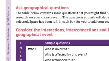 Stacy_Kenny's tweet photo. As you prepare for CBA1 or complete structured inquiries with students-we have made a booklet to be used by teachers &amp; students to support you through the process. Download a copy at https://t.co/ssrfxMQeIe #JCGeog #CycloneJCGeog @GillEducation @corkgeogteacher @Kerrygta https://t.co/qRCUZFLshF