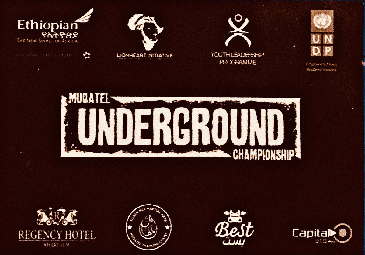 QusaiiSalih's tweet photo. THE COUNT DOWN!
Muqatel Underground Championships 5
This Saturday the 14th
@ The Greek Club, Khartoum. 4pm.
Pick up your free ticket at MTC, Qahwa Republic, and Apada Mak.
#MuqatelTeam #Muqatel #mma #mma4africa #underground5 #khartoum #sudan #africa https://t.co/800frfirm3