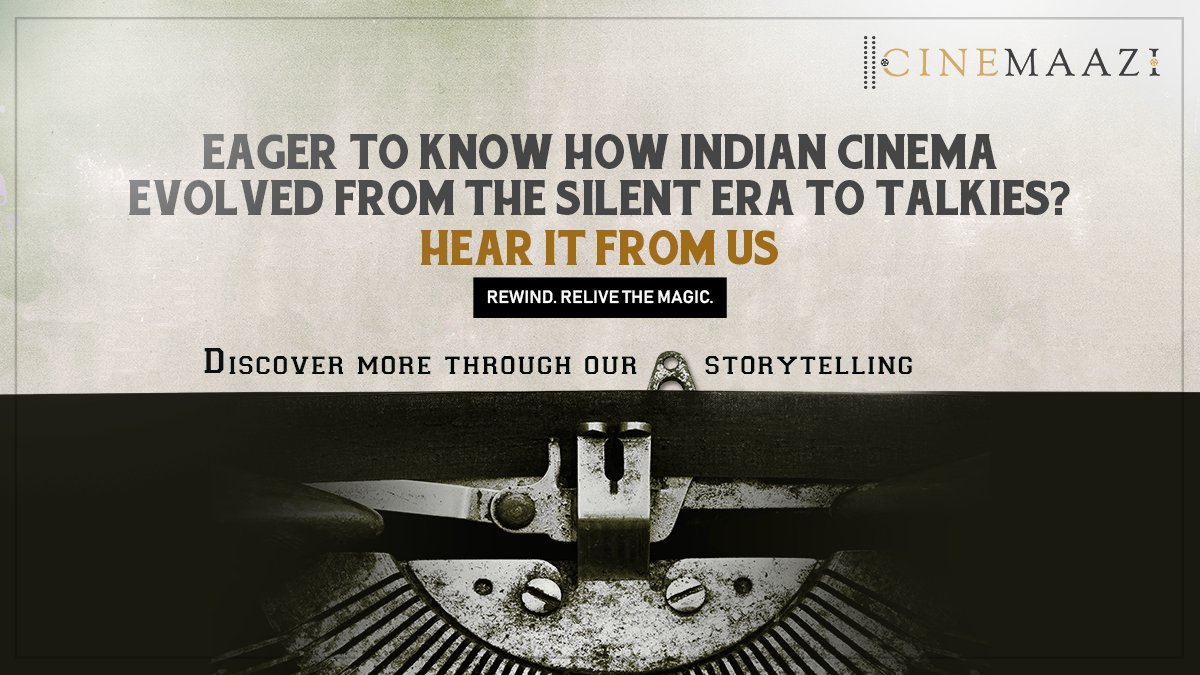 cinemaazi's tweet image. Get hooked to Cinemaazi’s storytelling section and recount the journey of #IndianCinema, its people and films through entertaining means such as features, videos, exhibitions, interviews and more.

#RewindReliveTheMagic #Cinemaazi #HindiCinema #BollywoodFlashback #Teaser