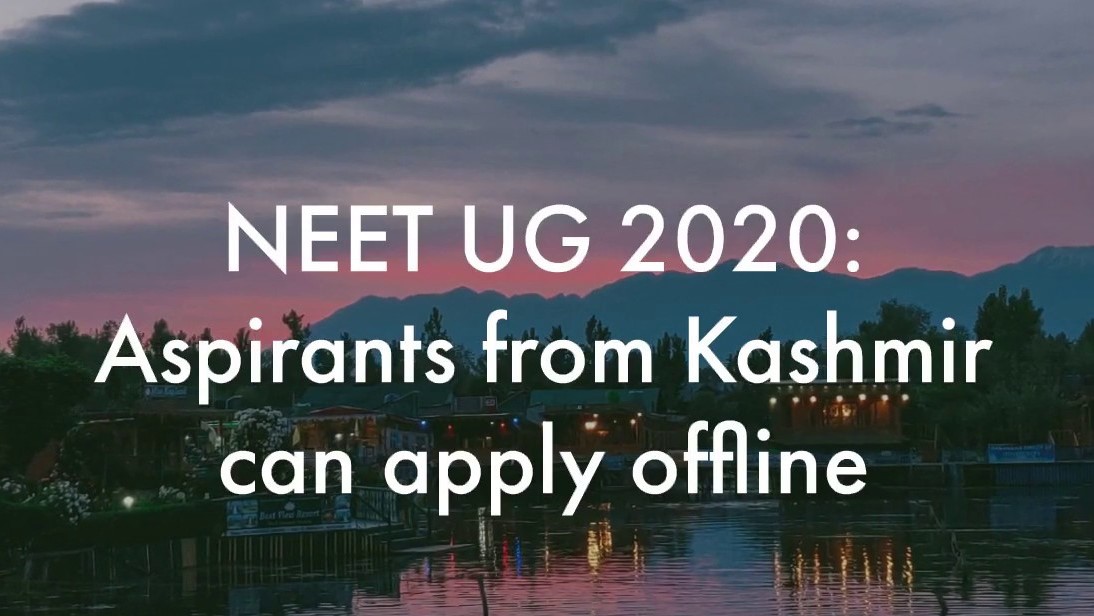 EducationAplus's tweet photo. NEET UG 2020: Aspirants from Kashmir can apply offline, check details here
https://t.co/1LYoi5YDDr

#AplusEducation #educationupdates #WednesdayWisdom https://t.co/ZfHuoKU4Ic