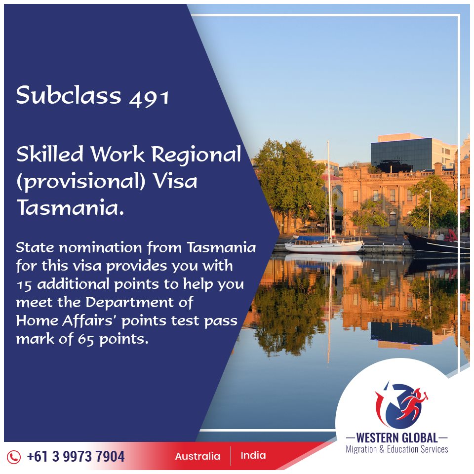 The Skilled Work Regional (Provisional) visa (subclass 491) is a provisional visa for skilled workers which allows you to live and work in Tasmania for up to five years.

#WGMMelbourne #skilledworkvisa #tasmania #subclass491

For more Info on this :
migration.tas.gov.au/skilled_migran…