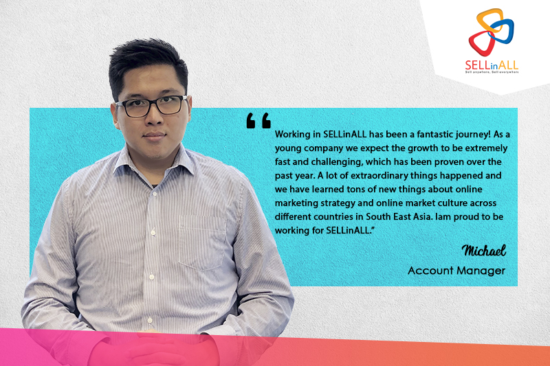 SELLinALL's tweet photo. Say "Hi" to @Michael Japp from Team Indonesia in this edition of #Employeespeaks.  #SELLinALL #indonesia  #ecommerce https://t.co/NKtm6dTA0O