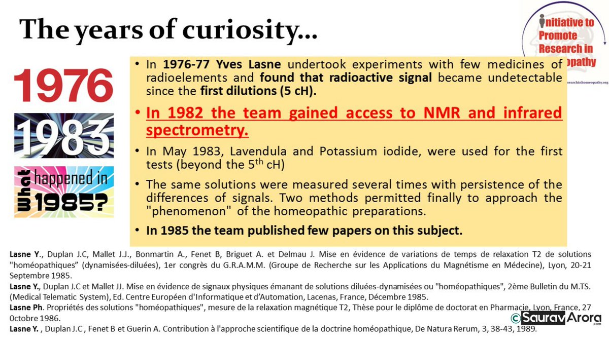 homeoresearch's tweet photo. It's been more than four decades when the experiments were undertaken in #Homeopathy using Nuclear Magnetic Resonance (NMR)!
#homeopathyworks
#researchinhomeopathy
#homeopathyandnmr
#fr_in_homeopathy
#iprh
#isupporthomeopathy
#vividhomeopathy https://t.co/3U0r06ckDZ