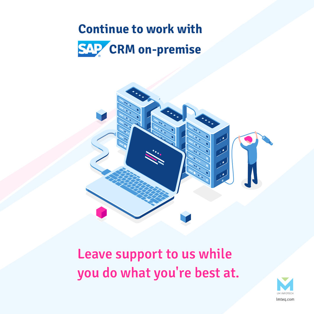 lmteq's tweet photo. Want to stay on-prem with #SAP CRM?
Moving to #cloud not a part of your plan? Get complete on-prem #support services with SAP #CRM customizations and enhancements crafted for your #business.

Read more - https://t.co/S9KRKdFpnO

#lmteq #lminfotech #lmtech #sapsupport #sapcrm https://t.co/e7LzYsMH9h