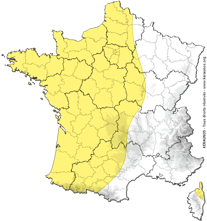 ChasingLive's tweet image. ⚠ Ce mercredi : Agité, instable et venteux @KeraunosObs keraunos.org/previsions/pre…