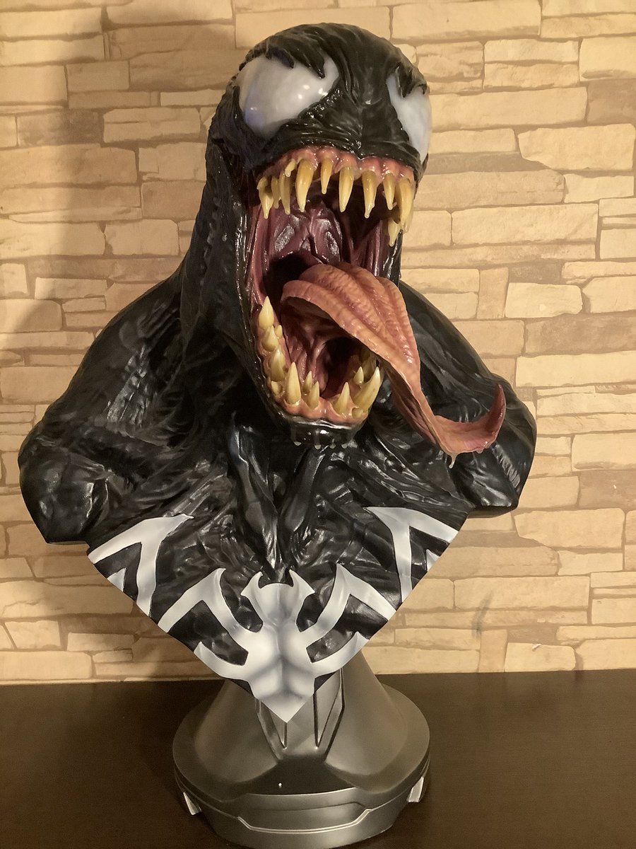 ヴェノム ライフサイズバスト サイドショウ製 スタチュー VENOM ベノム