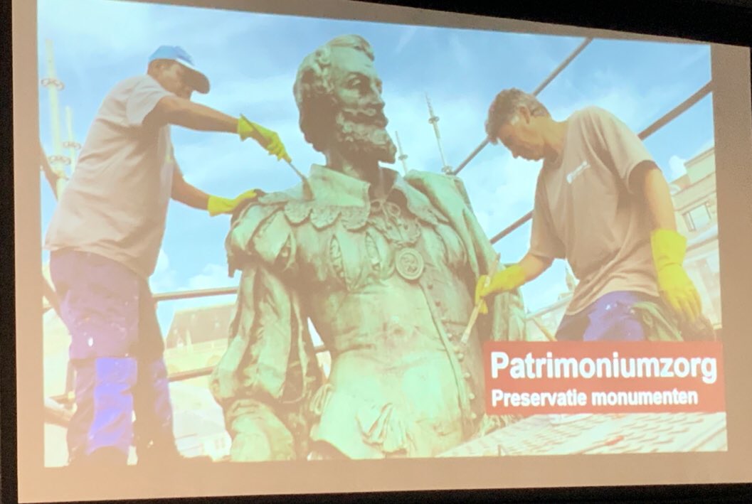 Faire de  l’inclusion en restaurant le patrimoine, c’est une action qu’ ⁦⁦<a href="/acta_vista/">ACTA VISTA</a>⁩ partage avec Levanto qui préserve les statues d’Anvers. Merci Jan Bal #oecdlocal Les hommes réveillent les pierres, les pierres révèlent les hommes ⁦<a href="/GroupeSOS/">Groupe SOS</a>⁩ #inclusion