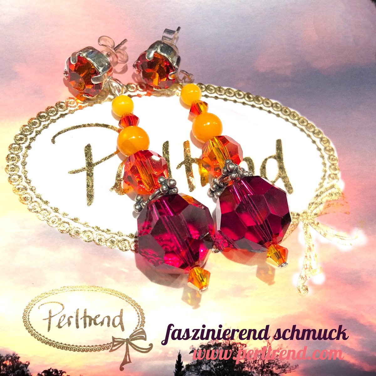 #perltrend #luzern #schweiz #onlineshop 
#schmuck #jewelry #jewellery #ohrschmuck #ohrringe #ohrstecker #earrings #herbst #autumn #orange #ruby #oriental #pink #crystals #pearls #perlen #design #muschel #shell #motherofpearl #perlmutt #shellbeads #fashion #mode #outfit #accessory