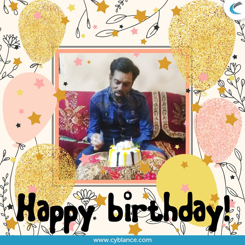 cyblance's tweet photo. Wishing you a Happy Birthday Sajidbhai from #Cyblance Team..!!! #Birthday is the time of #Celebration;
I hope you have a wonderful day with loads of
love and surprises.
May your birthday gives you the best #memories
till the next one,
May you have #success waiting ahead. https://t.co/DSzwObXPRj