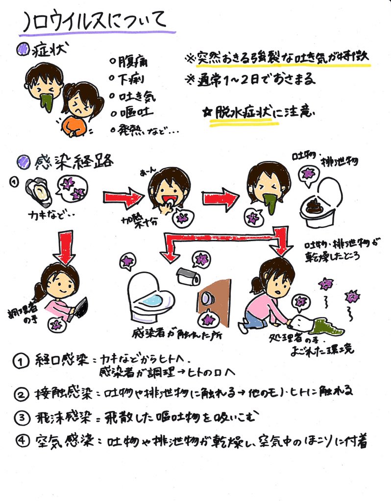 تويتر Sh Share Happiness على تويتر こんにちは Sh看護師です ノロウイルス についてまとめました アルコール消毒が効かない 薬もない そんな手強いノロウイルスですが しっかり対策して乗り切りましょう 医療ケア児 ノロウイルス T Co Wt4rwytgoc