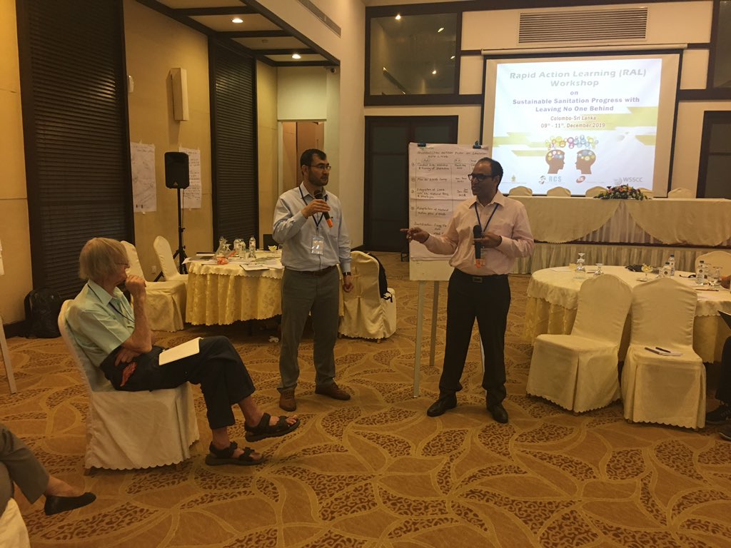 8 #Sacosan #countries [#India #SriLanka #Bhutan #Bangladesh #Afganistan #Pakistan #Maldives #Nepal] #SouthAsia presented their countries #ActionPlan #sanitation #LeaveNoOneBehind 
Rapid Action Learning #RAL workshop day3 <a href="/SriLanka/">Sri Lanka</a> 
@WSSCCouncil <a href="/IDS_UK/">Institute of Development Studies</a> @C_L_T_S