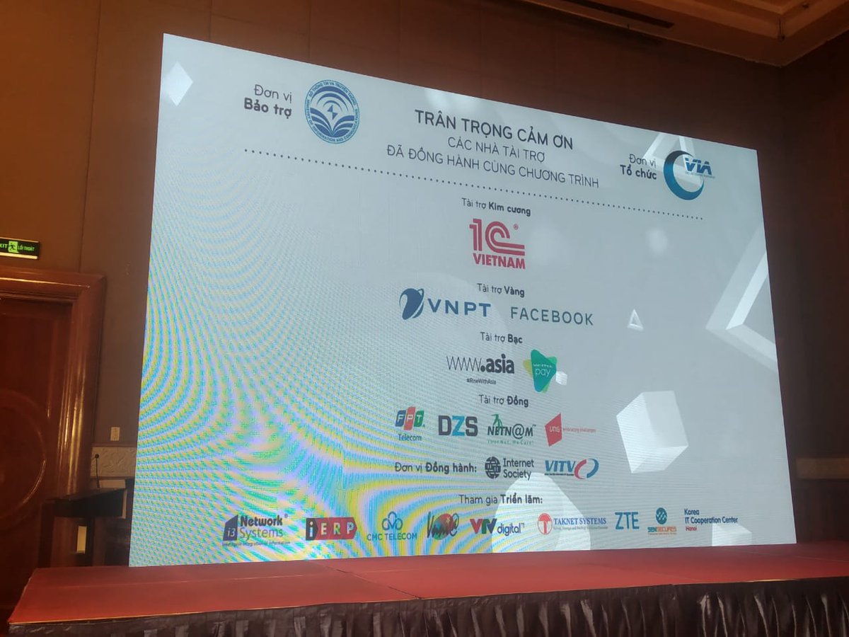 ISOCapac's tweet photo. We're delighted to support the Vietnam Internet Day 2019 in Hanoi today. Let's build a bigger, stronger Internet! https://t.co/e0HxCUQXL8