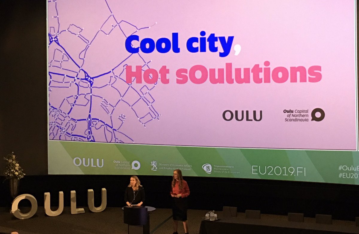 JariJokisalo's tweet photo. Hot sOulutions from Oulu, presented by @SPirttikangas and Minna Komu. Sharp focus in health, learning and environment, with scalability in mind. Check https://t.co/wB9Nu5QkO6 #OuluBoostEvent #Oulu https://t.co/Q7j6TAGlxP
