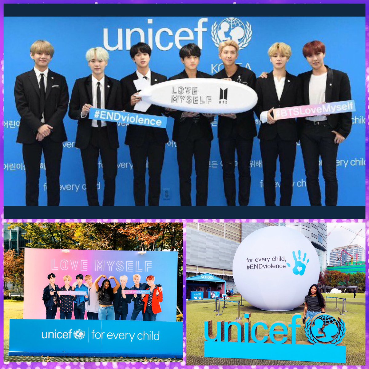 Thank you @BTS_twt for your passion for helping others. For your music that heals people all around the world! For the @UNICEF campaign to #EndViolence #TonightAndAlwaysWithJin #AlwaysWithBTS #btsxunicef #lovemyself https://twitter.com/kentpage/status/1204606204317708295 …