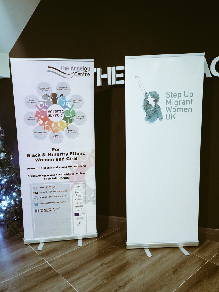 lawrsuk's tweet photo. Honoured to participate at the 'Rethinking Safeguarding' @AngelouCentre1's conference and training event today presenting the #StepUpMigrantWomen #16DaysNCL https://t.co/OzN1QxUm7S