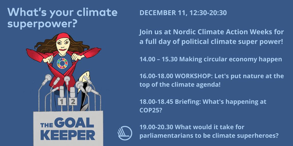 nordenen's tweet photo. When it comes 2 climate we need political courage and #ClimateSuperPower. Are parliamentarians capable of acting as agents of change?
Today we challenge Nordic MPs & and politicians at #COP25. Join us at @norrsken_org or online
👉 https://t.co/xBCgEpoQDv
#NordicClimateAction https://t.co/BI87C03Jox