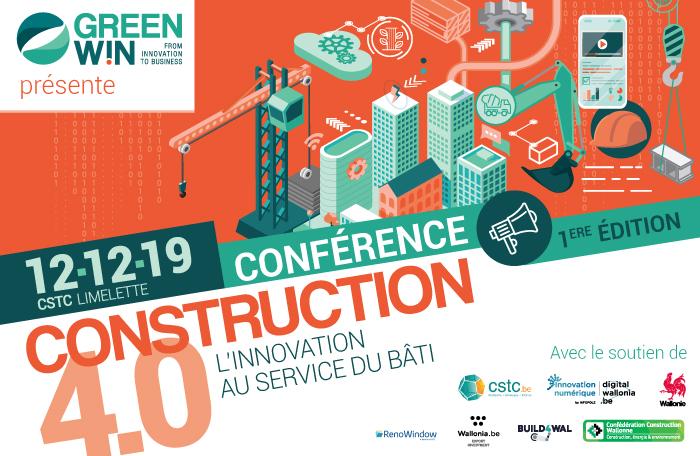 L'événement #Construction4.0 de @PoleGreenWin, c'est demain ! Au coeur des sujets: l’#innovation dans le #bâtiment.
Venez nous écouter de 13h30 à 15h lors de la conférence « Construction du futur ».
➡️ow.ly/TDzI50xtyjn
@Wallonie_SPW <a href="/digitalwallonia/">Digital Wallonia</a> <a href="/AdN_Wallonie/">Agence du Numérique</a>