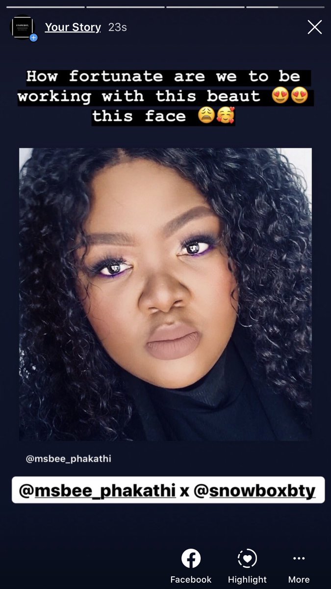 SnowboxBeauty's tweet photo. We’re back !!!💃🏾💃🏾

Head on over to our insta page (@snowboxbty) and meet our very first babe @MsBee_Phakathi (don’t forget to follow our babe). We’re so excited to be collaborating with this gorgeous lady. 

We’ve got so much in store for you 😘 Ciao for now ❤️🌸 https://t.co/lJtdFG42OY
