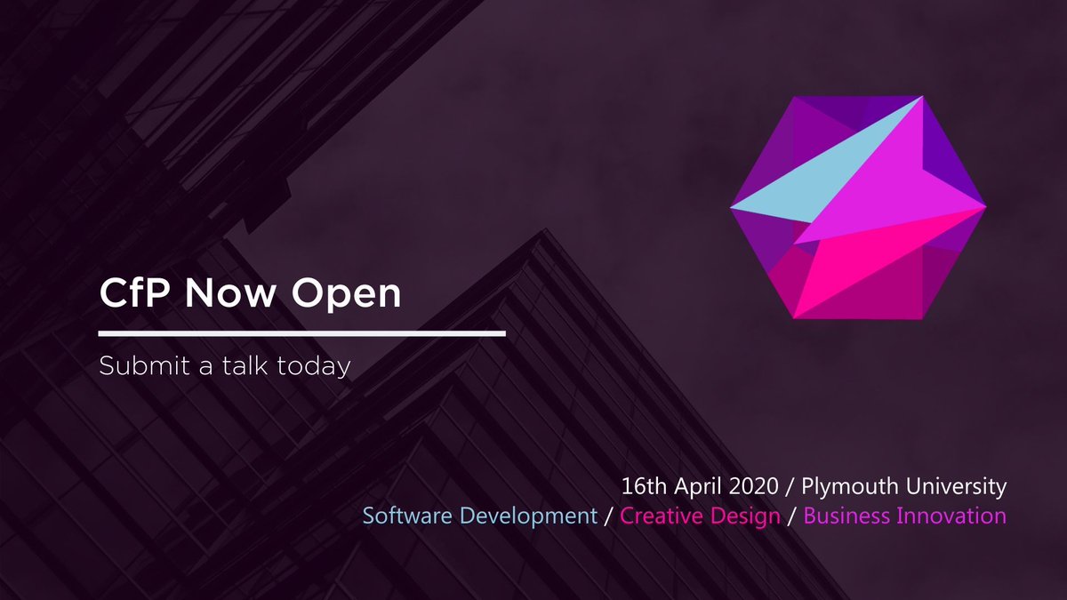 FutureSyncConf's tweet photo. Our #CfP is now open!
Submit a talk for #FutureSync19 and be a part of one of the largest one-day tech events in the South West.
New speakers and seasoned pros are equally welcome to submit.
https://t.co/hwJW50s9gM https://t.co/EGHQ1oDxiK