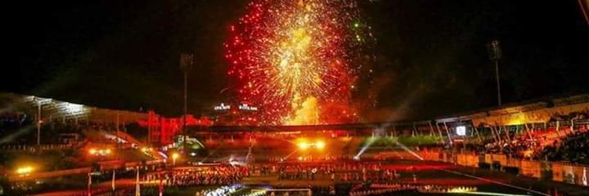UNICKathmandu's tweet photo. Huge congrats to #Nepal for hosting @SAG_2019 &amp; for raising voice on #GenerationEquality by displaying message on the billboard &amp; for #orangetheworld of the Dashrath Stadium on #16Days. @UN_Nepal @UNVNepal @unwomennepal @UNFPANepal  See video from 23:15 https://t.co/RGfiKSMjKp https://t.co/ZGpNcoICQE