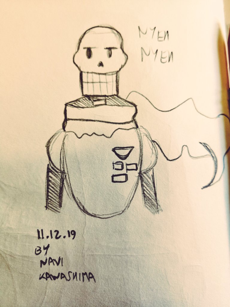KawashimaNavi's tweet photo. Nyeh Nyeh Nyeh💀
#doodlesketch #sketch #doodle #videogames #undertale #tobyfox #nintendofanart #stupiddrawing https://t.co/LFVWNARv22