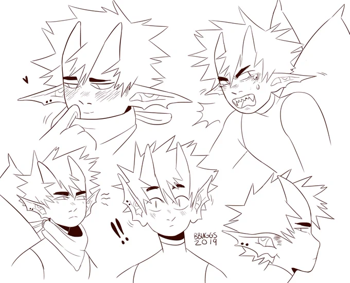 baku dragons from the livestream! thanks to everyone who joined - id like to do another stream soon for reverse au kiri :) 

dm or email bbuggs.art@gmail.com for commission info

#bnha #mha #krbkreversefantasyau #bakugoukatsuki 