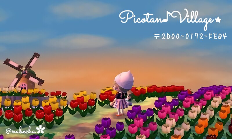 なべちゃん𓅪 夢見取得のお知らせ ピコタン 村 2d00 0172 Feb4 坂道の階段を降りるとそこにはたくさんのチューリップが 水やりのお手伝いしてくれる方を募集しています𓅫 素敵なマイデザインお借りしています Animalclossing なべちゃん𓅪 夢見取得のお知らせ ピコタン 村 2d00 0172 Feb4 坂道の階段を降りるとそこにはたくさんのチューリップが 水やりのお手伝いしてくれる方を募集しています𓅫 素敵なマイデザインお借りしています Animalclossing
